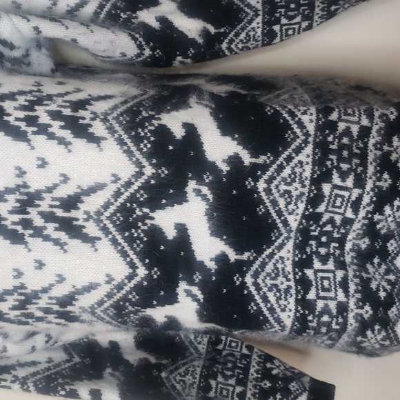 Vintage Rafaella Nordic Fairisle Holiday Christmas sweater angora lambswool M - Picture 2 of 8